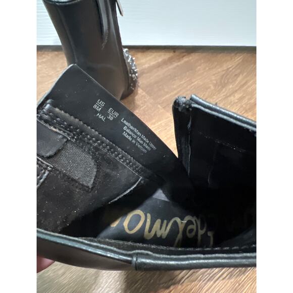 Sam Edelman Hal Studded Bootie in Black Leather Women's 8 - Picture 9 of 10